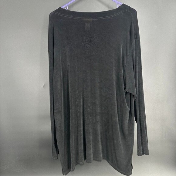 A Touch of Class Jacket Slinky Silky Smooth Open front Black Size L/XL - Picture 3 of 5